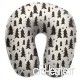 Travel Pillow Trees Memory Foam U Neck Pillow for Lightweight Support in Airplane Car Train Bus - B07V3XF4KG